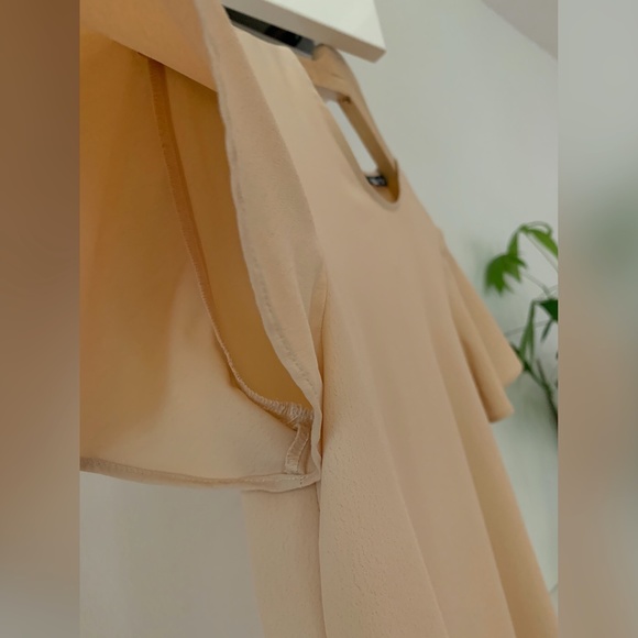 Zara Old Rose Round Neck Short Sleeves Blouse - Picture 5 of 8